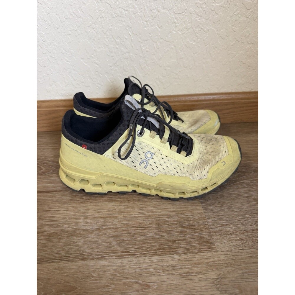 On Cloudultra Trail Running Shoes Size Men’s 7.5 Limelight/Eclipse